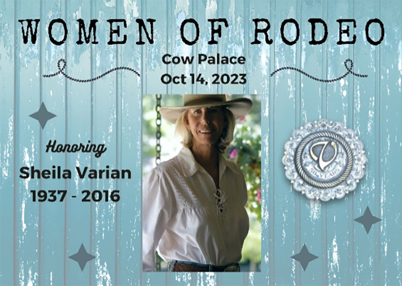 2023 sheila varian tribute women of rodeo